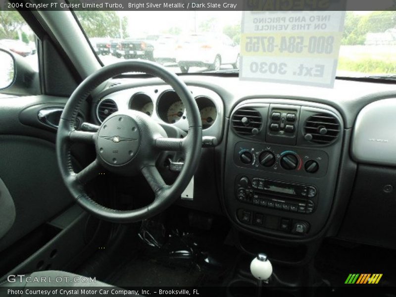 Bright Silver Metallic / Dark Slate Gray 2004 Chrysler PT Cruiser Limited Turbo