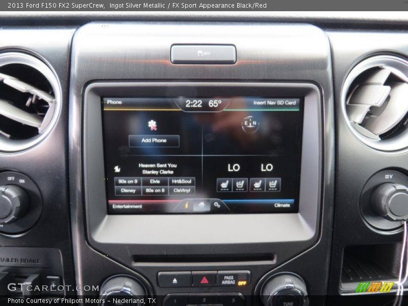 Ingot Silver Metallic / FX Sport Appearance Black/Red 2013 Ford F150 FX2 SuperCrew