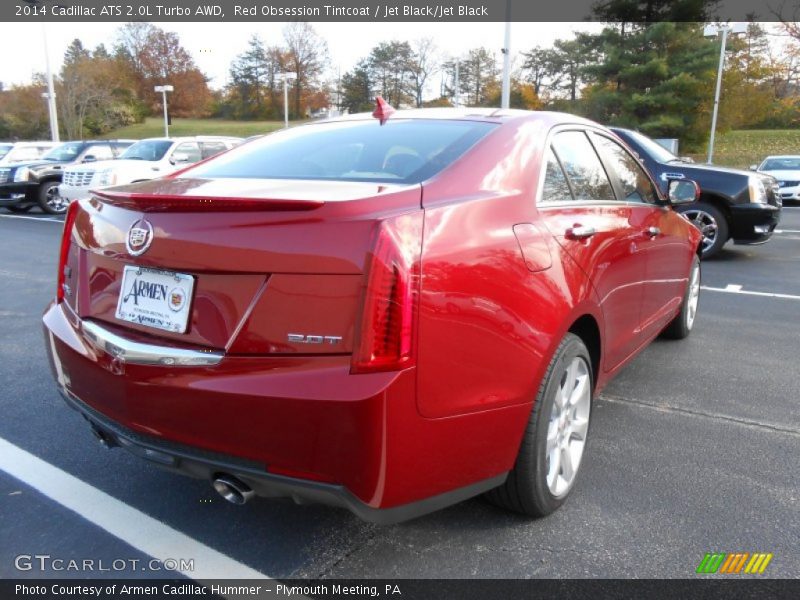 Red Obsession Tintcoat / Jet Black/Jet Black 2014 Cadillac ATS 2.0L Turbo AWD