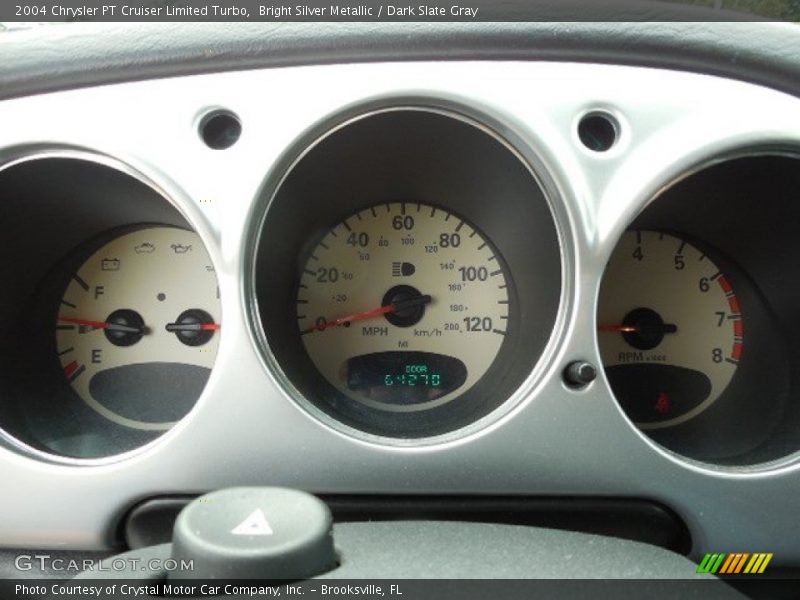 Bright Silver Metallic / Dark Slate Gray 2004 Chrysler PT Cruiser Limited Turbo