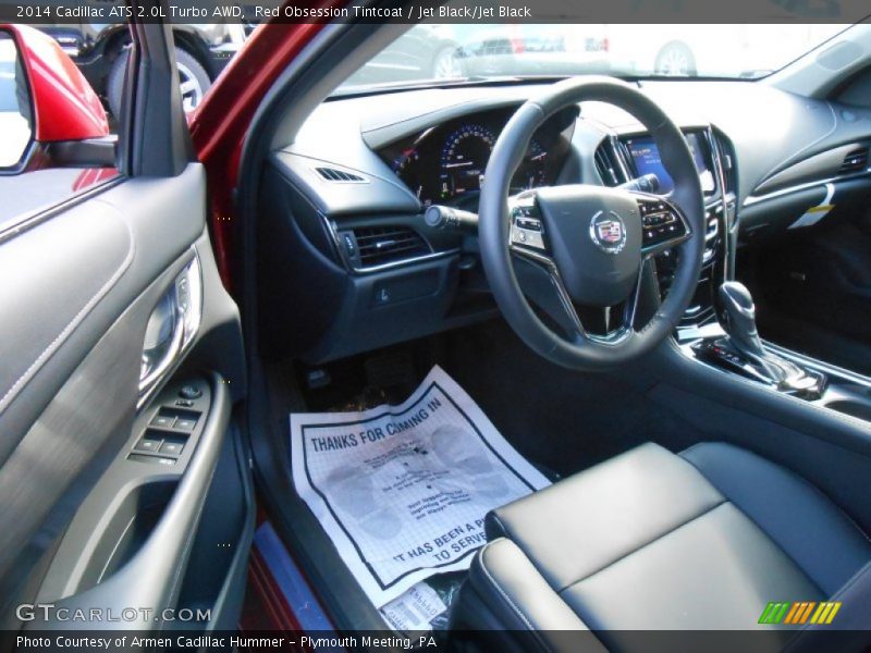 Red Obsession Tintcoat / Jet Black/Jet Black 2014 Cadillac ATS 2.0L Turbo AWD