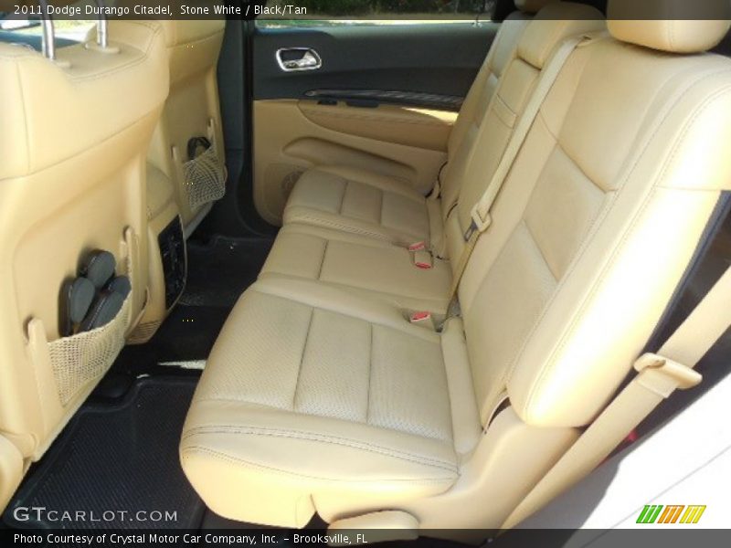 Stone White / Black/Tan 2011 Dodge Durango Citadel