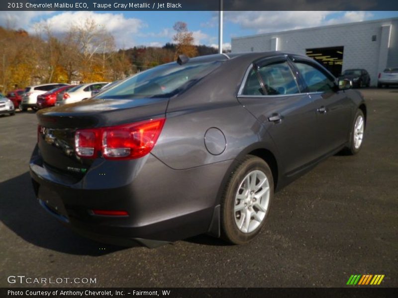 Taupe Gray Metallic / Jet Black 2013 Chevrolet Malibu ECO