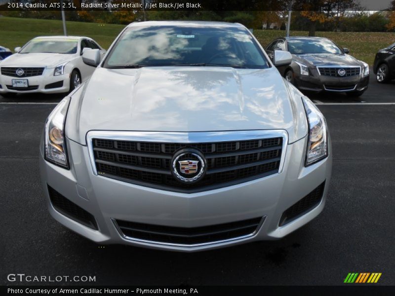 Radiant Silver Metallic / Jet Black/Jet Black 2014 Cadillac ATS 2.5L