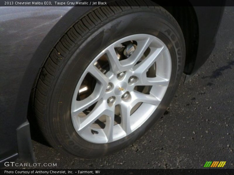 Taupe Gray Metallic / Jet Black 2013 Chevrolet Malibu ECO