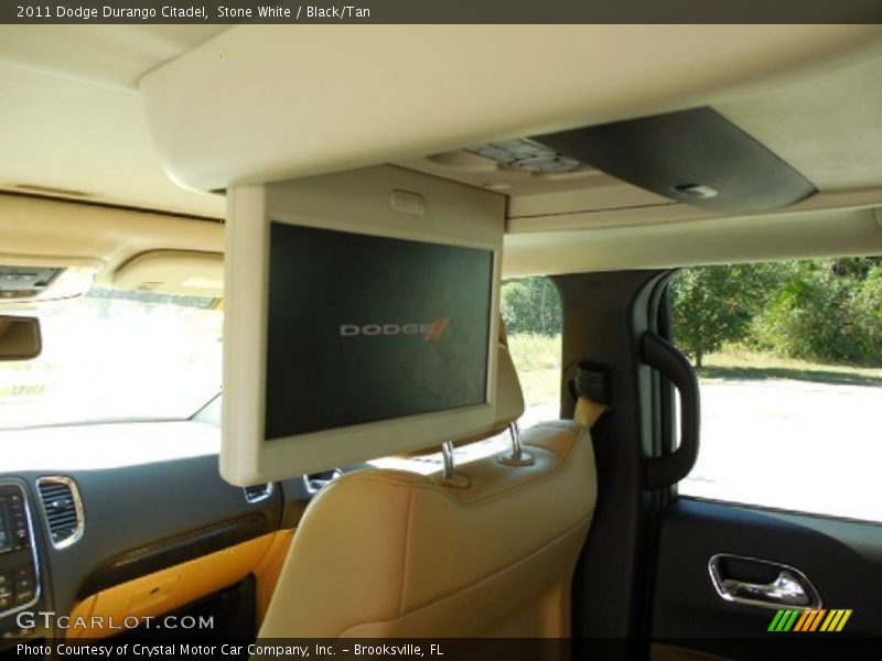 Stone White / Black/Tan 2011 Dodge Durango Citadel