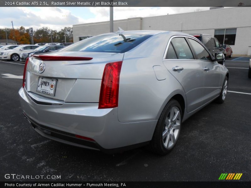 Radiant Silver Metallic / Jet Black/Jet Black 2014 Cadillac ATS 2.5L