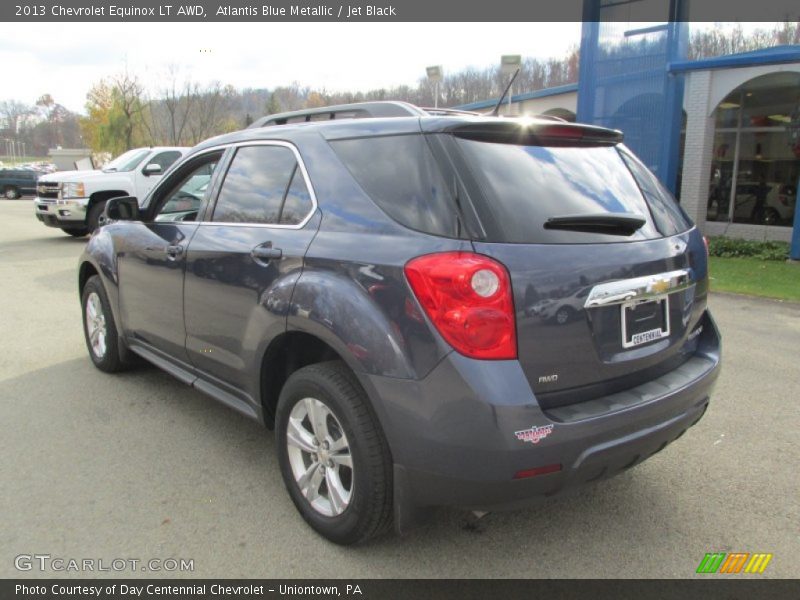 Atlantis Blue Metallic / Jet Black 2013 Chevrolet Equinox LT AWD