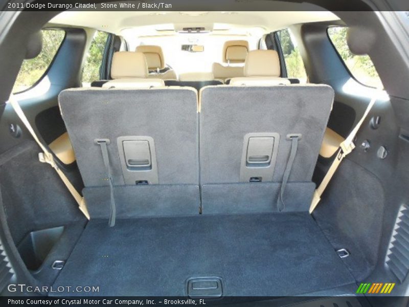 Stone White / Black/Tan 2011 Dodge Durango Citadel