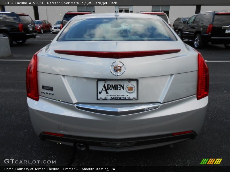Radiant Silver Metallic / Jet Black/Jet Black 2014 Cadillac ATS 2.5L