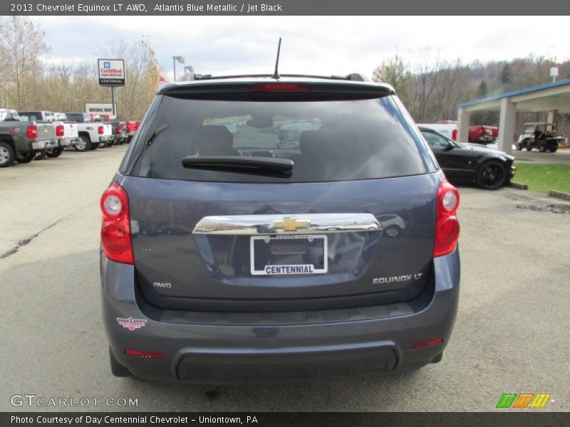 Atlantis Blue Metallic / Jet Black 2013 Chevrolet Equinox LT AWD