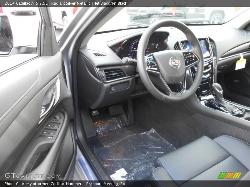 Radiant Silver Metallic / Jet Black/Jet Black 2014 Cadillac ATS 2.5L