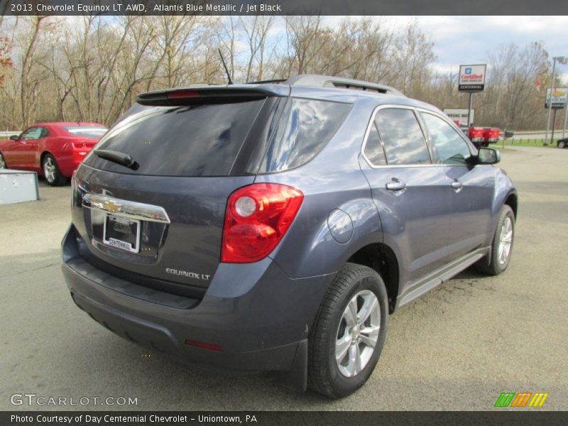 Atlantis Blue Metallic / Jet Black 2013 Chevrolet Equinox LT AWD