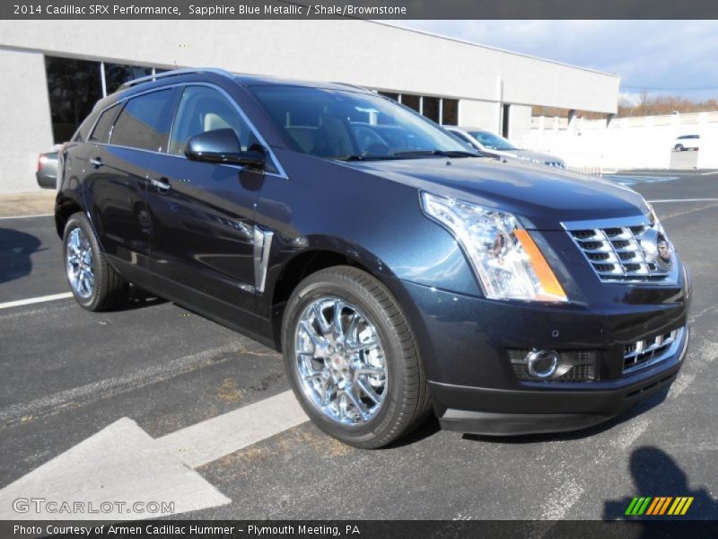 Front 3/4 View of 2014 SRX Performance