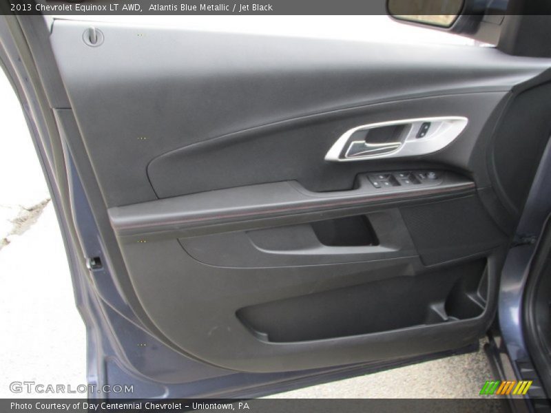 Atlantis Blue Metallic / Jet Black 2013 Chevrolet Equinox LT AWD