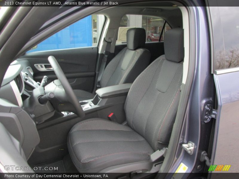 Atlantis Blue Metallic / Jet Black 2013 Chevrolet Equinox LT AWD