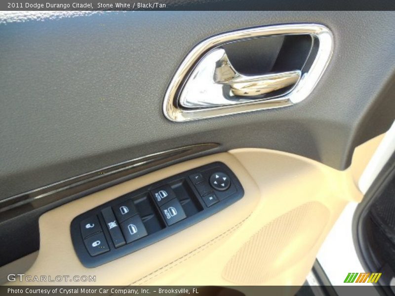 Stone White / Black/Tan 2011 Dodge Durango Citadel
