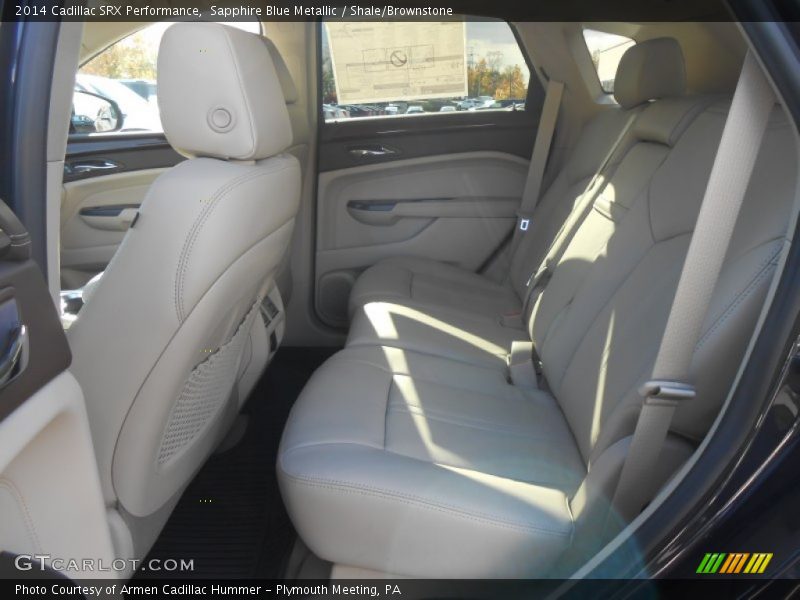 Sapphire Blue Metallic / Shale/Brownstone 2014 Cadillac SRX Performance
