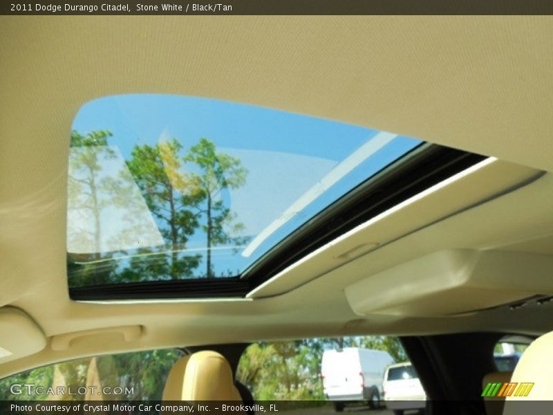 Stone White / Black/Tan 2011 Dodge Durango Citadel