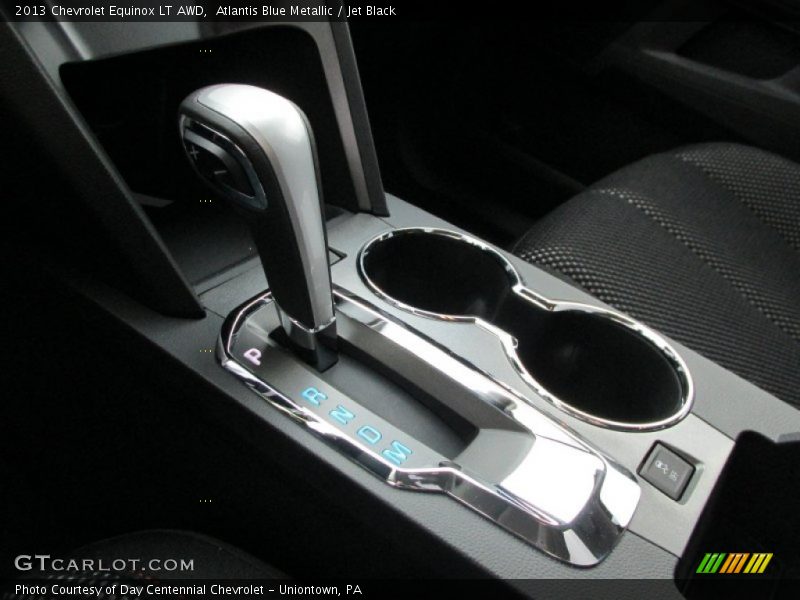 Atlantis Blue Metallic / Jet Black 2013 Chevrolet Equinox LT AWD