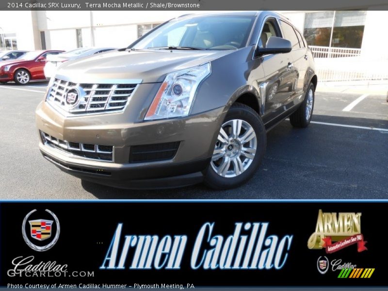 Terra Mocha Metallic / Shale/Brownstone 2014 Cadillac SRX Luxury
