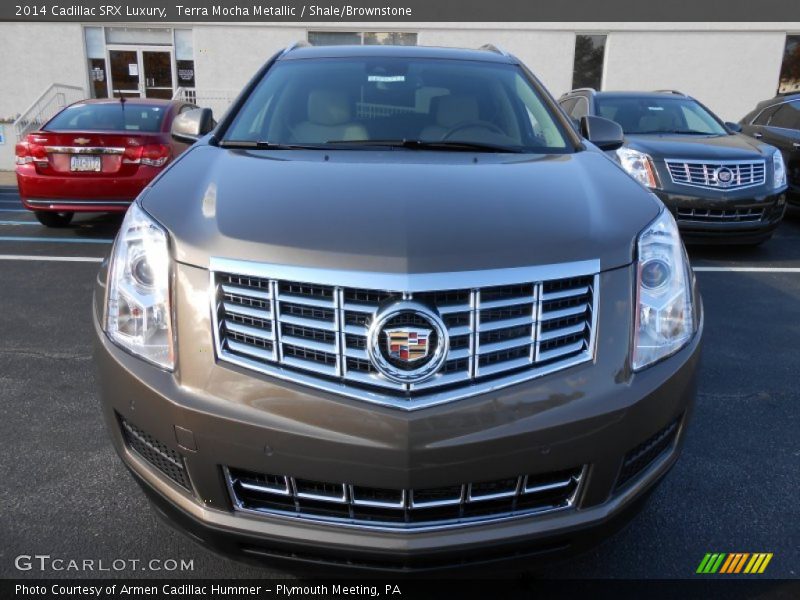 Terra Mocha Metallic / Shale/Brownstone 2014 Cadillac SRX Luxury