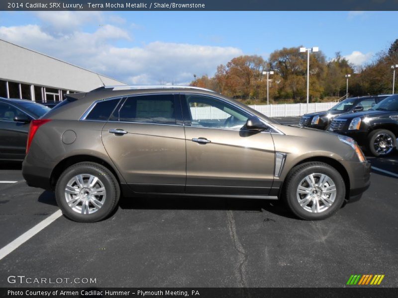 Terra Mocha Metallic / Shale/Brownstone 2014 Cadillac SRX Luxury