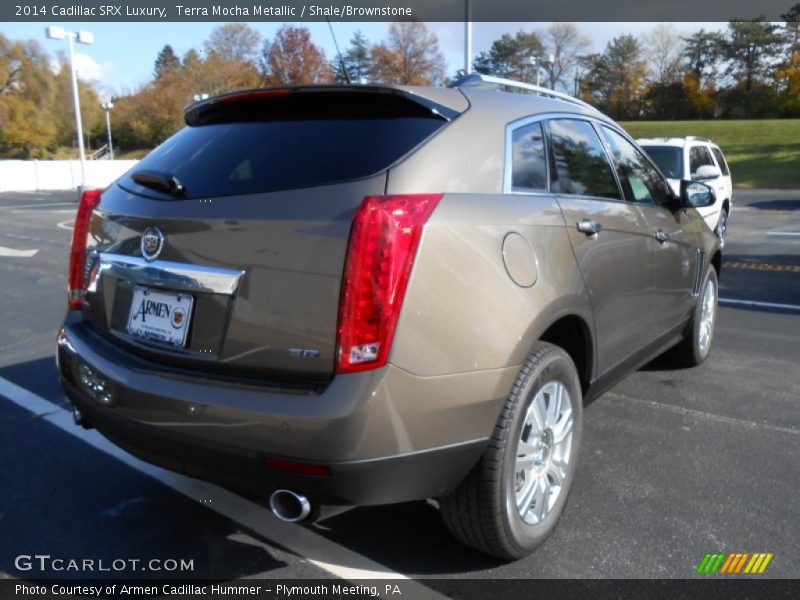 Terra Mocha Metallic / Shale/Brownstone 2014 Cadillac SRX Luxury