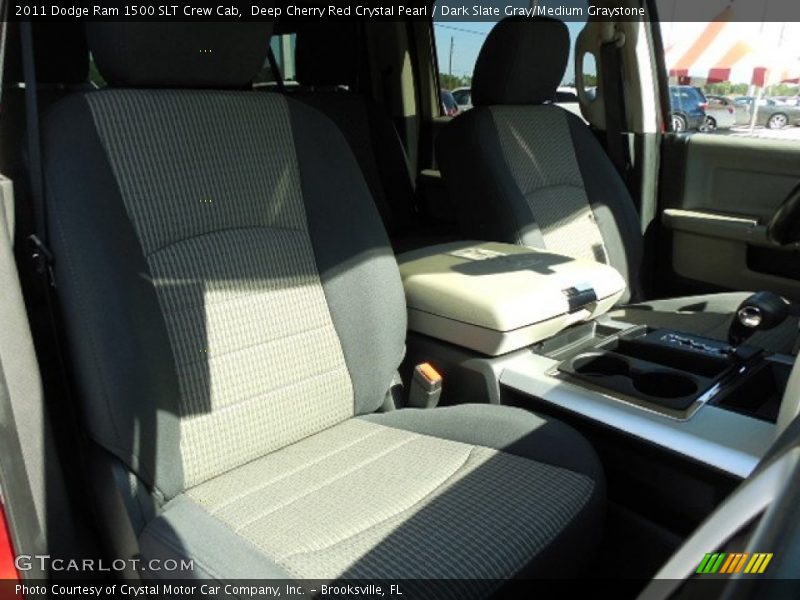 Deep Cherry Red Crystal Pearl / Dark Slate Gray/Medium Graystone 2011 Dodge Ram 1500 SLT Crew Cab