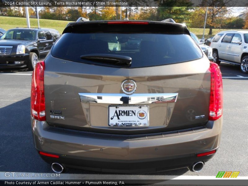 Terra Mocha Metallic / Shale/Brownstone 2014 Cadillac SRX Luxury