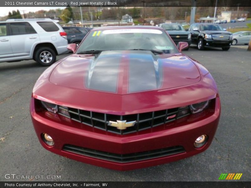 Red Jewel Metallic / Black 2011 Chevrolet Camaro LT Coupe