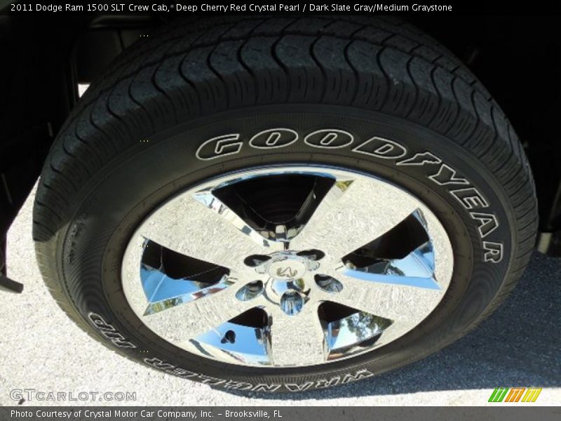 Deep Cherry Red Crystal Pearl / Dark Slate Gray/Medium Graystone 2011 Dodge Ram 1500 SLT Crew Cab