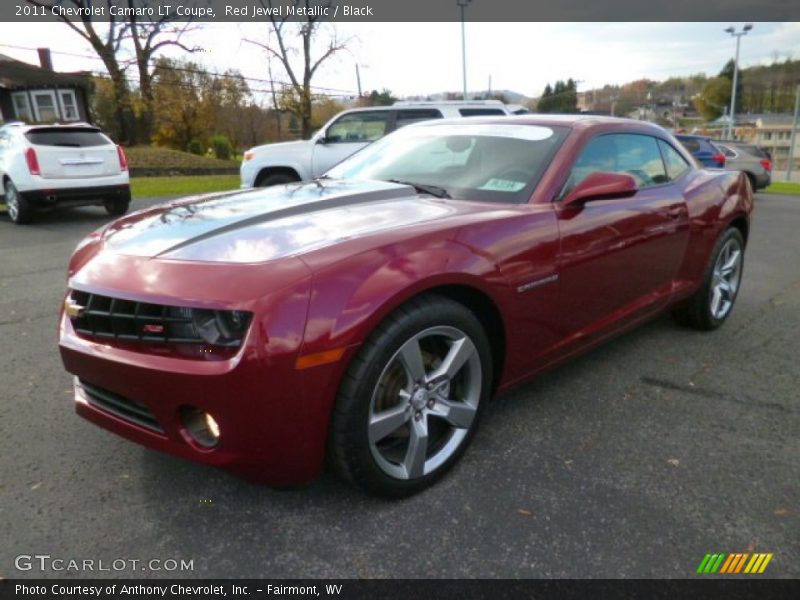 Red Jewel Metallic / Black 2011 Chevrolet Camaro LT Coupe