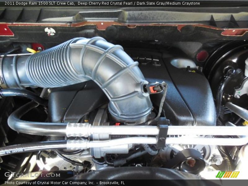 Deep Cherry Red Crystal Pearl / Dark Slate Gray/Medium Graystone 2011 Dodge Ram 1500 SLT Crew Cab