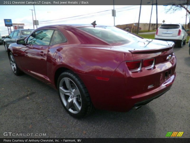 Red Jewel Metallic / Black 2011 Chevrolet Camaro LT Coupe