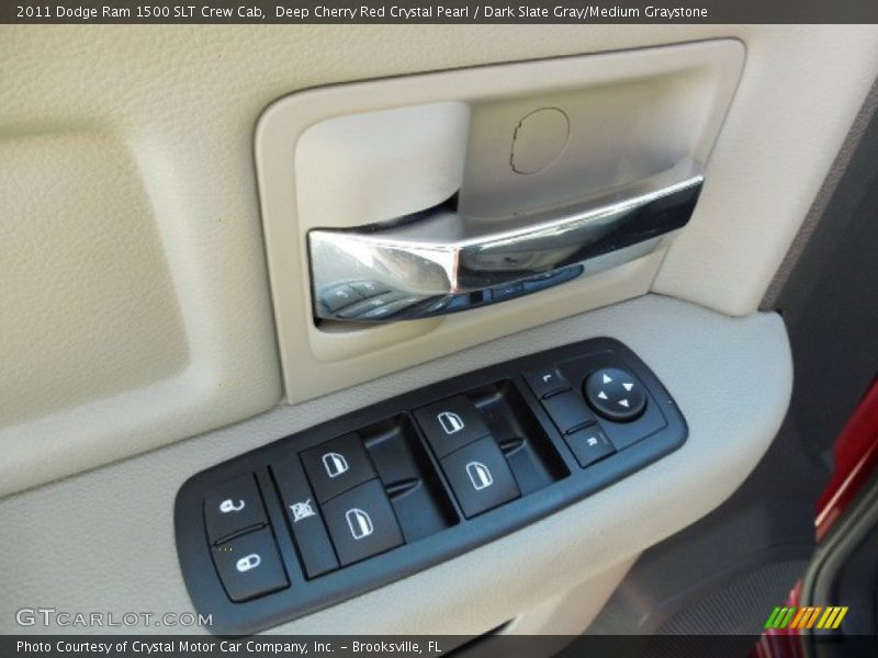 Deep Cherry Red Crystal Pearl / Dark Slate Gray/Medium Graystone 2011 Dodge Ram 1500 SLT Crew Cab