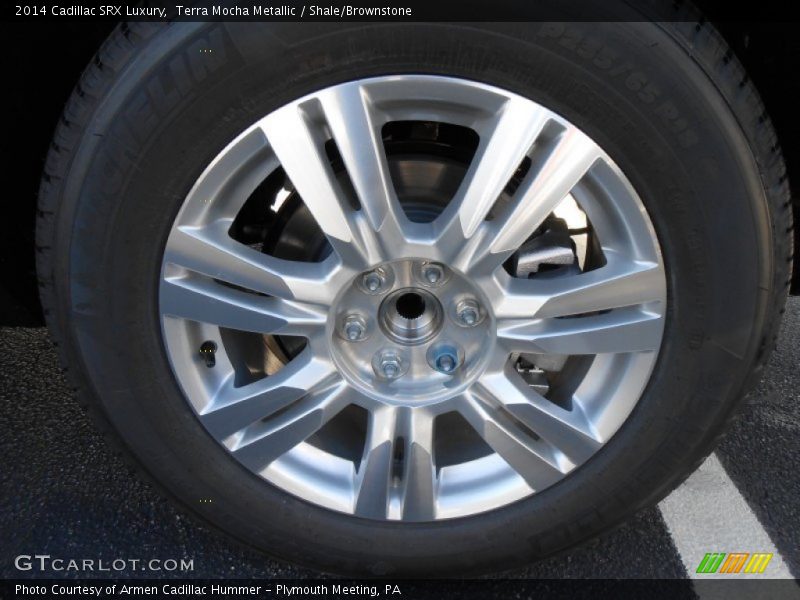 Terra Mocha Metallic / Shale/Brownstone 2014 Cadillac SRX Luxury
