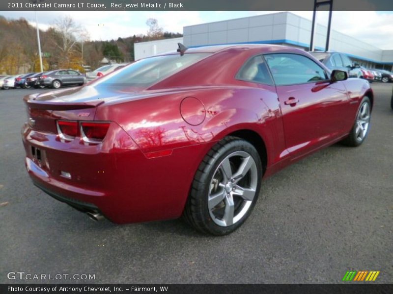 Red Jewel Metallic / Black 2011 Chevrolet Camaro LT Coupe