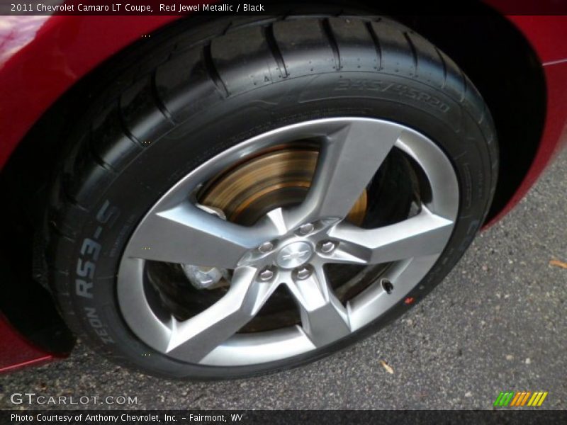 Red Jewel Metallic / Black 2011 Chevrolet Camaro LT Coupe