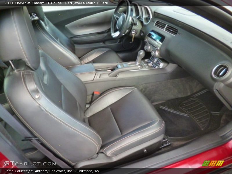 Red Jewel Metallic / Black 2011 Chevrolet Camaro LT Coupe