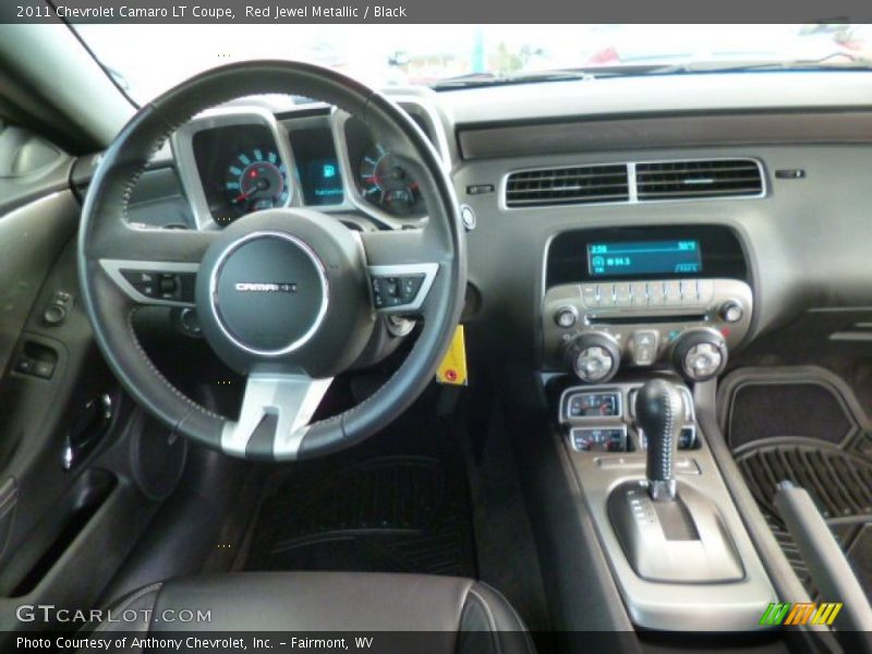 Red Jewel Metallic / Black 2011 Chevrolet Camaro LT Coupe