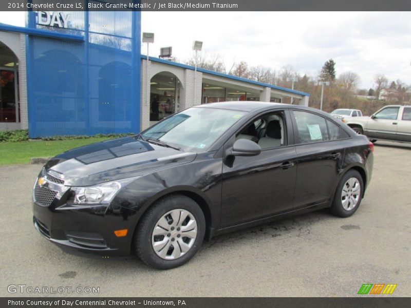 Black Granite Metallic / Jet Black/Medium Titanium 2014 Chevrolet Cruze LS