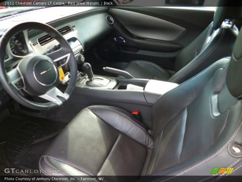 Red Jewel Metallic / Black 2011 Chevrolet Camaro LT Coupe