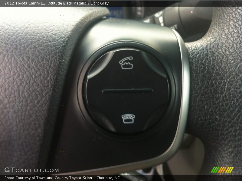 Attitude Black Metallic / Light Gray 2012 Toyota Camry LE