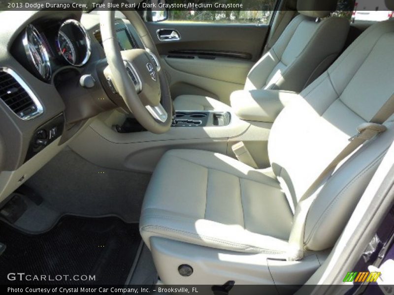 True Blue Pearl / Dark Graystone/Medium Graystone 2013 Dodge Durango Crew