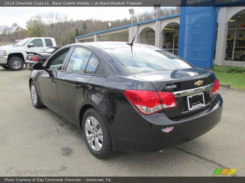 Black Granite Metallic / Jet Black/Medium Titanium 2014 Chevrolet Cruze LS