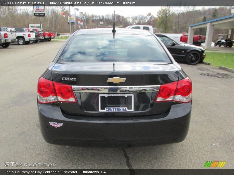 Black Granite Metallic / Jet Black/Medium Titanium 2014 Chevrolet Cruze LS