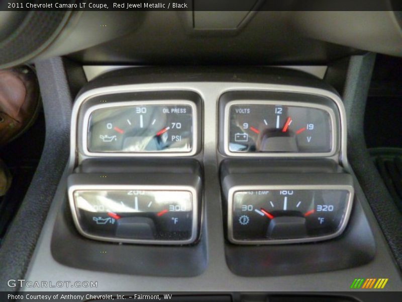 Red Jewel Metallic / Black 2011 Chevrolet Camaro LT Coupe