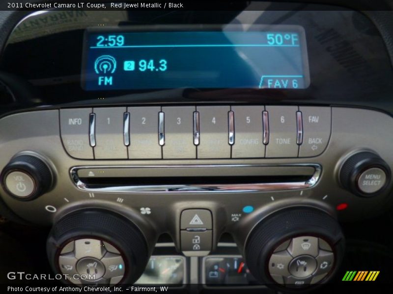 Red Jewel Metallic / Black 2011 Chevrolet Camaro LT Coupe