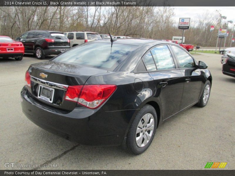 Black Granite Metallic / Jet Black/Medium Titanium 2014 Chevrolet Cruze LS